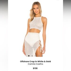 Camila Coelho offshore crop and midi skirt